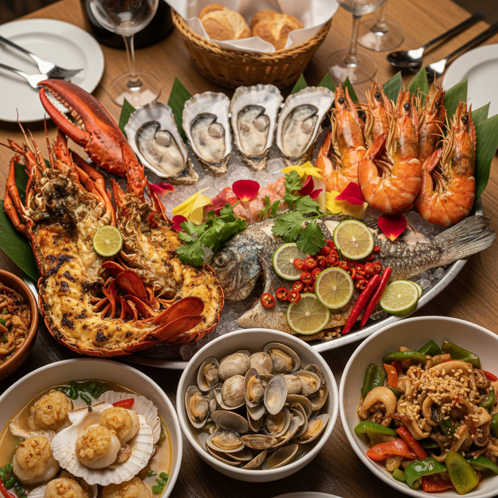 仙本那海鲜大餐