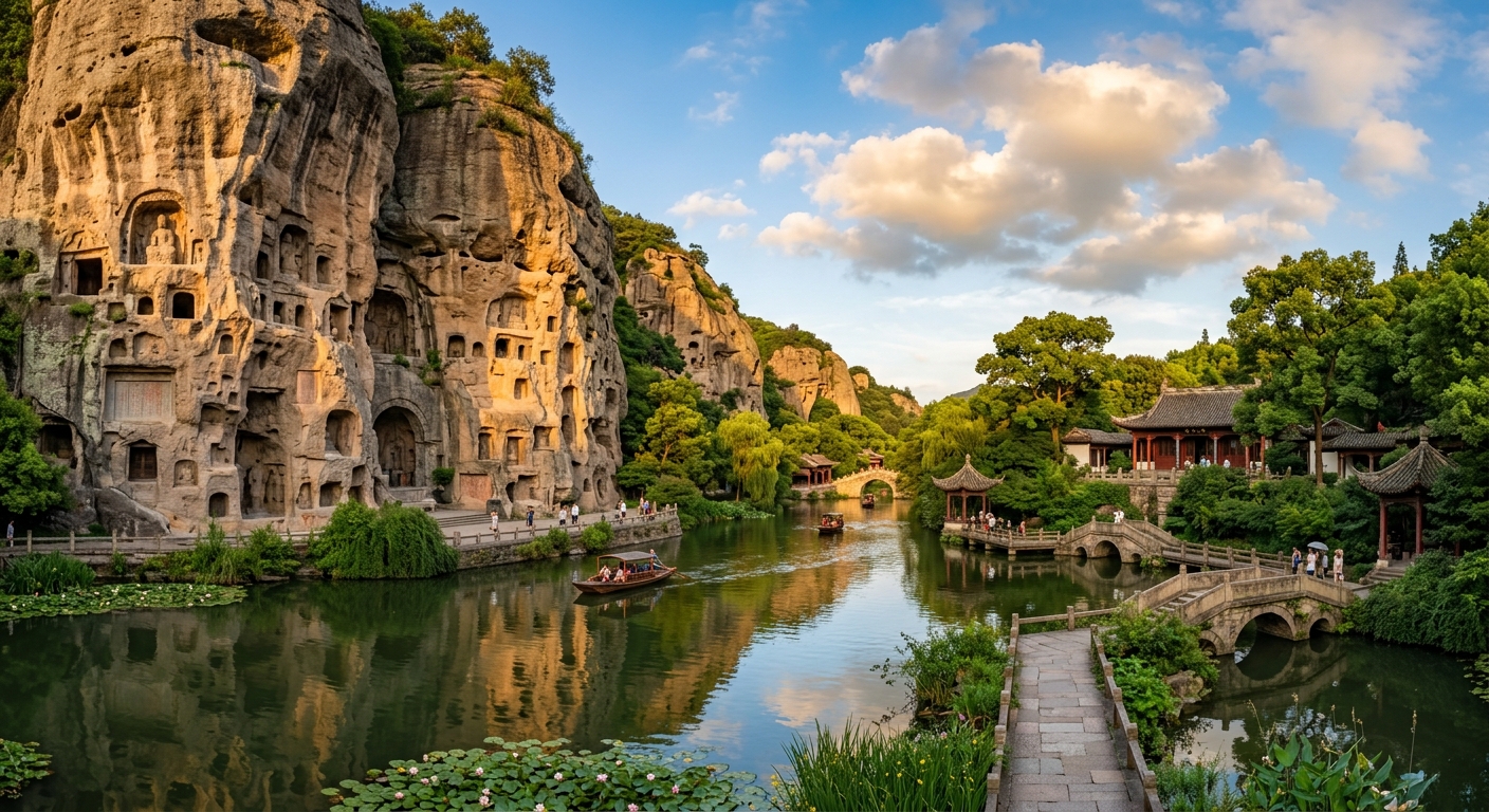 柯岩石景