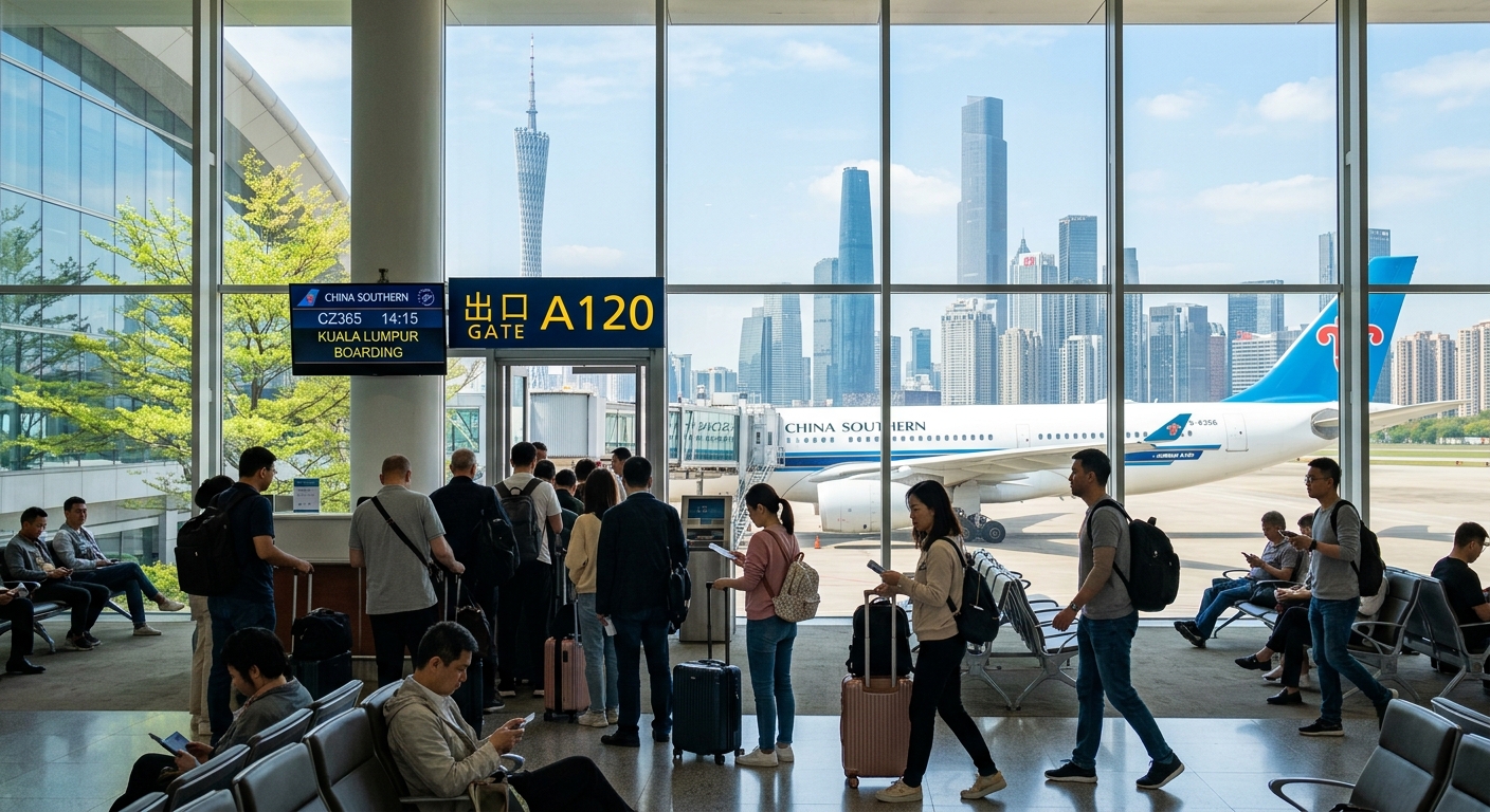 广州 ✈ 吉隆坡