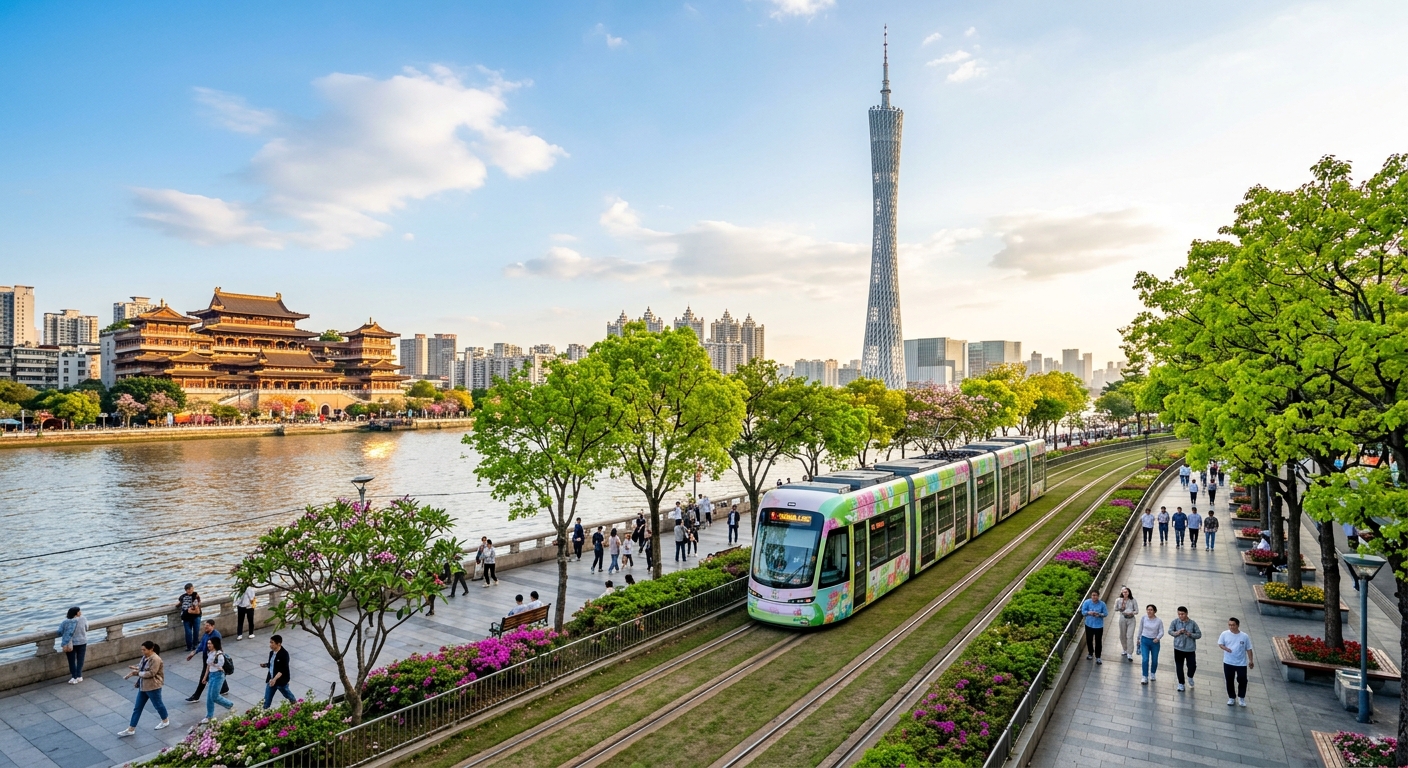 佛山(约1hr) 🚃 广州