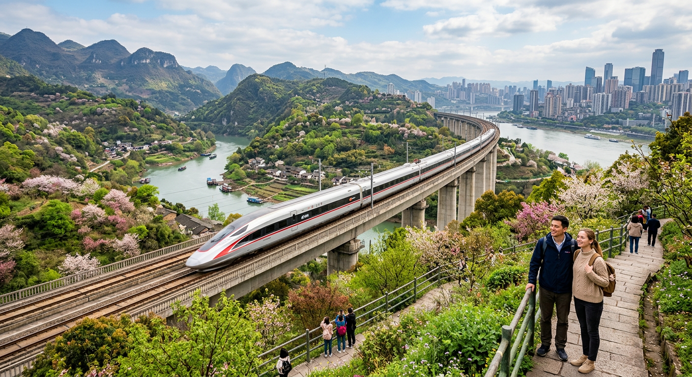 成都 🚄 重庆 ✈ 吉隆坡