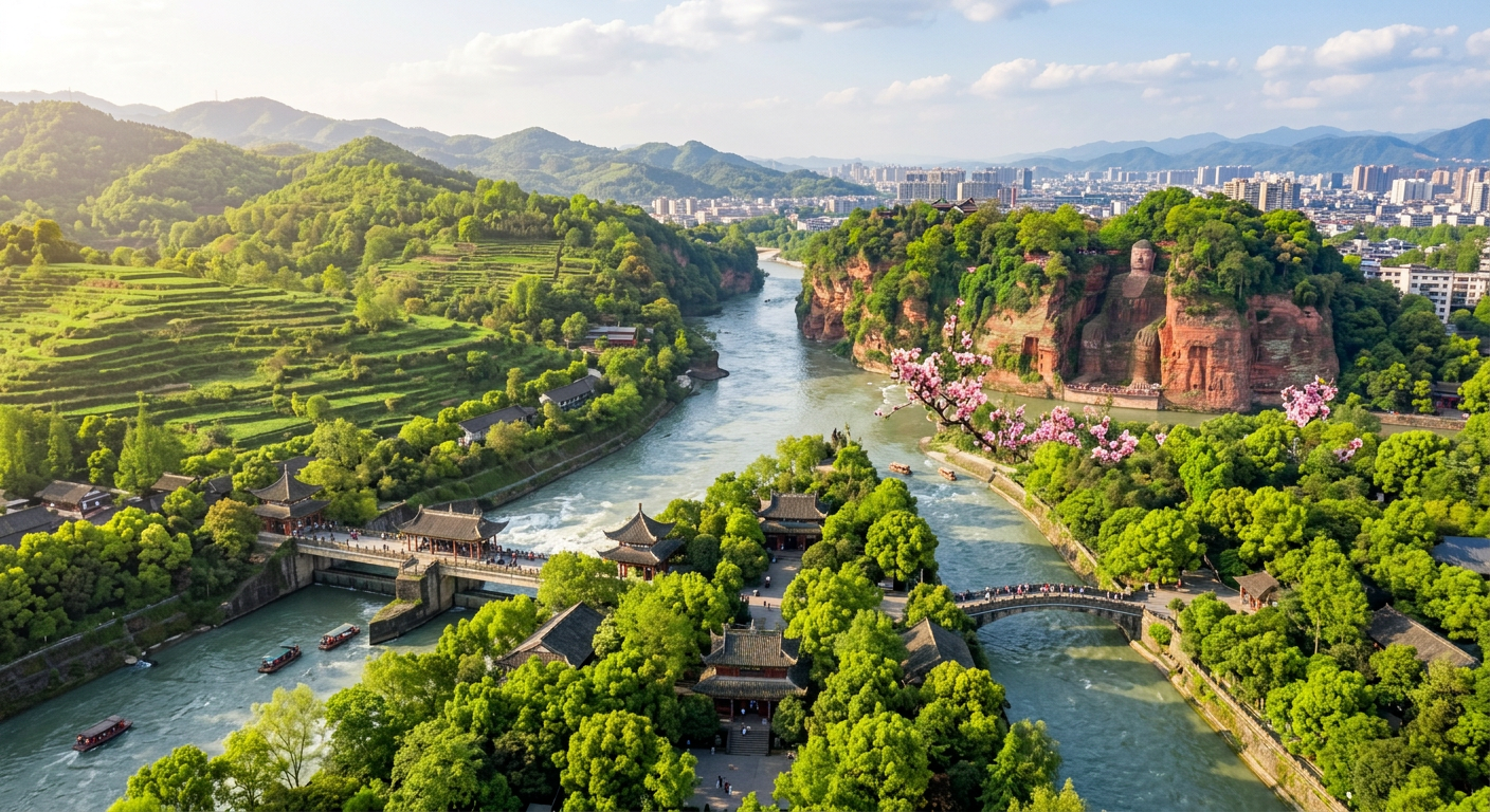 都江堰 🚗 乐山 🚗 成都