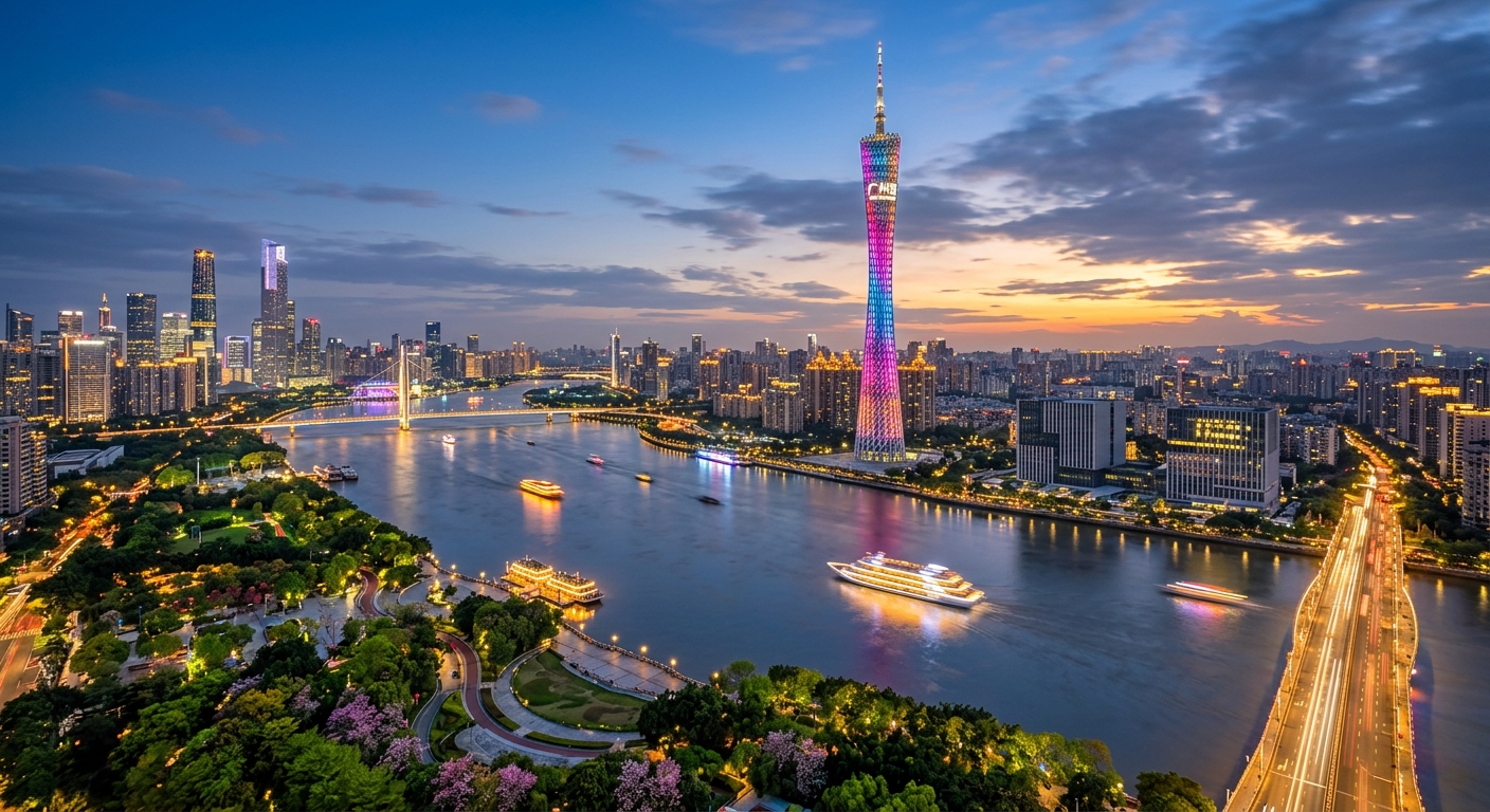 广州塔夜景