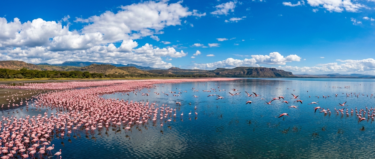 Lake Nakuru Flamingos